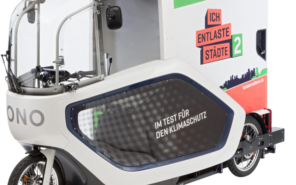 Schwerlastenrad ONO mit Kabine & Wechselcontainer