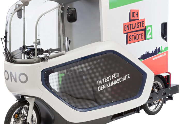 Schwerlastenrad ONO mit Kabine & Wechselcontainer
